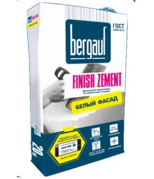 Шпаклевка Бергауф Finish Zement на цементной основе 20кг финишная