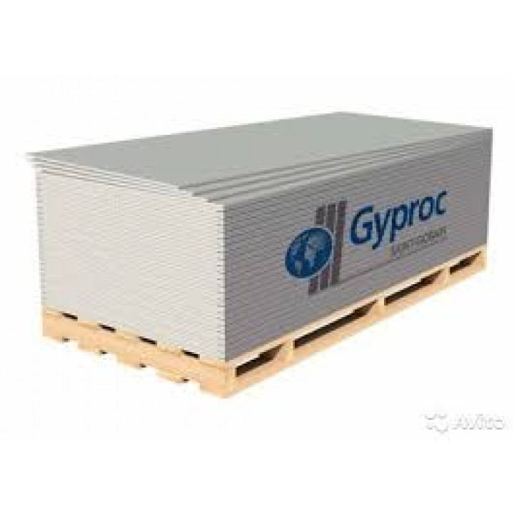 Gyproc ГКЛ простой 2500х1200х9,5 (66шт)